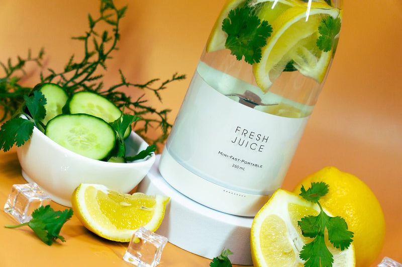 Citrus Cucumber Spa Water portable blender recipe by Purple Wave