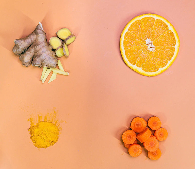 Golden Zing Orange & Ginger Smoothie portable blender recipe by Purple Wave