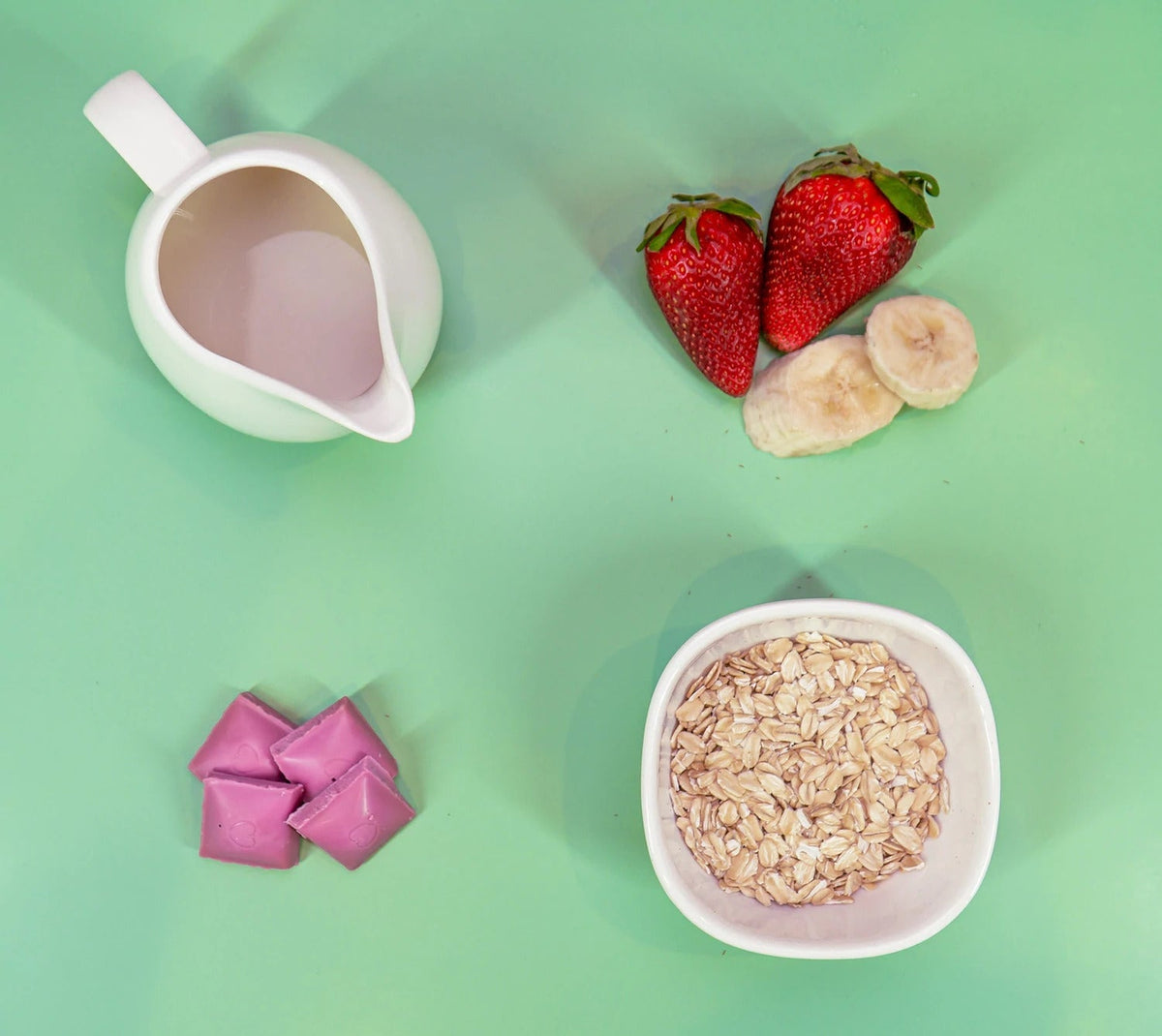Strawberry Oat Velvet portable blender recipe by Purple Wave