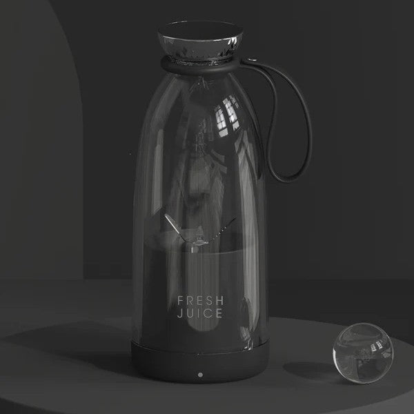 Black Smothie Plus 500ml USB-C portable blender by Purple Wave