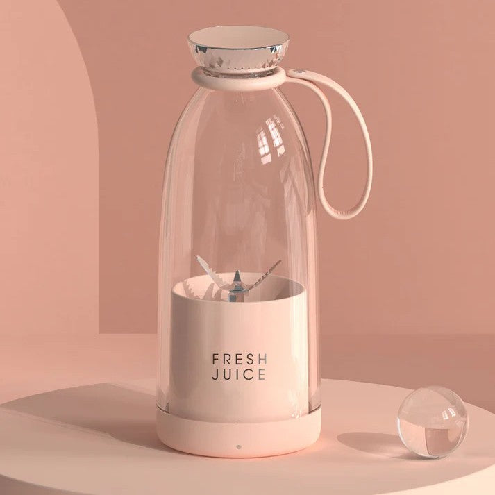 Pink Smothie Plus 500ml USB-C portable blender by Purple Wave