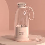 Pink Smothie Plus 500ml USB-C portable blender by Purple Wave
